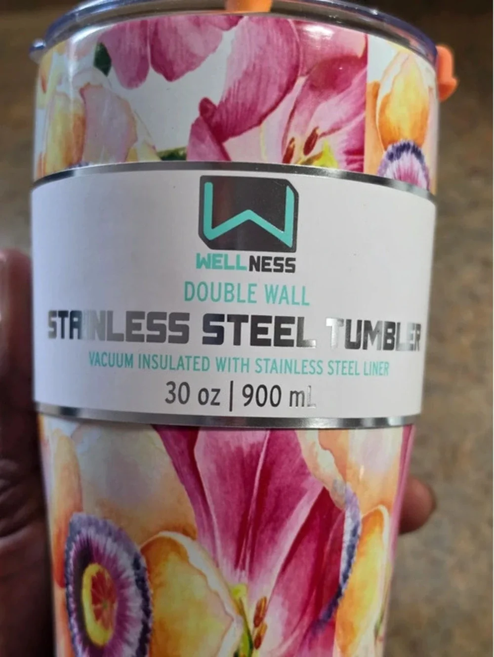 Wellness Stainless Steel Tumbler